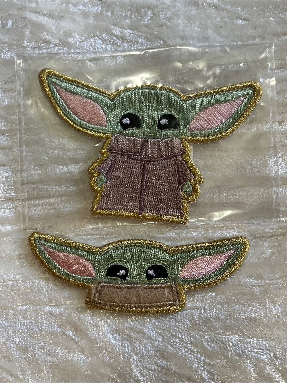 NWT 2 Stoney Clover Lane x Star Wars The Child Grogu patches